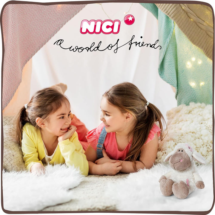 NICI Kuscheltier Schaf Jolly Rosa stehend 25 cm I Plüschtier für Mädchen, Jungen & Babys I Flauschig