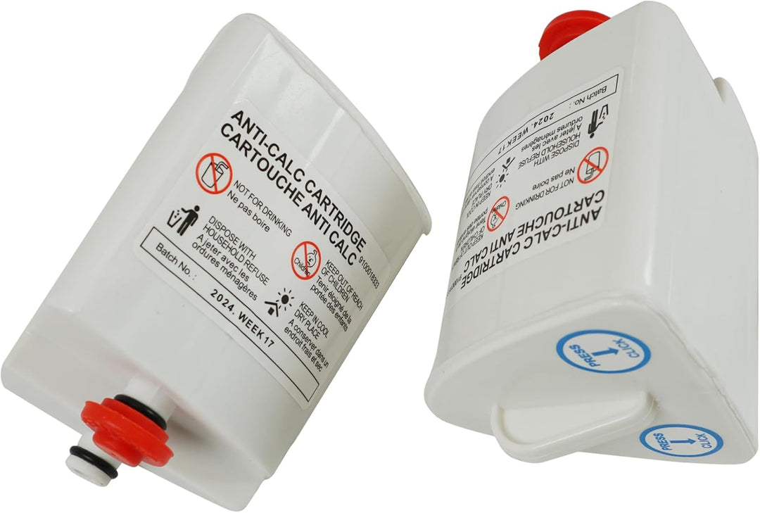 2x Antikalk-Filterkartusche für Dampfbügelstation - kompatibel mit Moulinex, Calor, Tefal PURELY &amp; S
