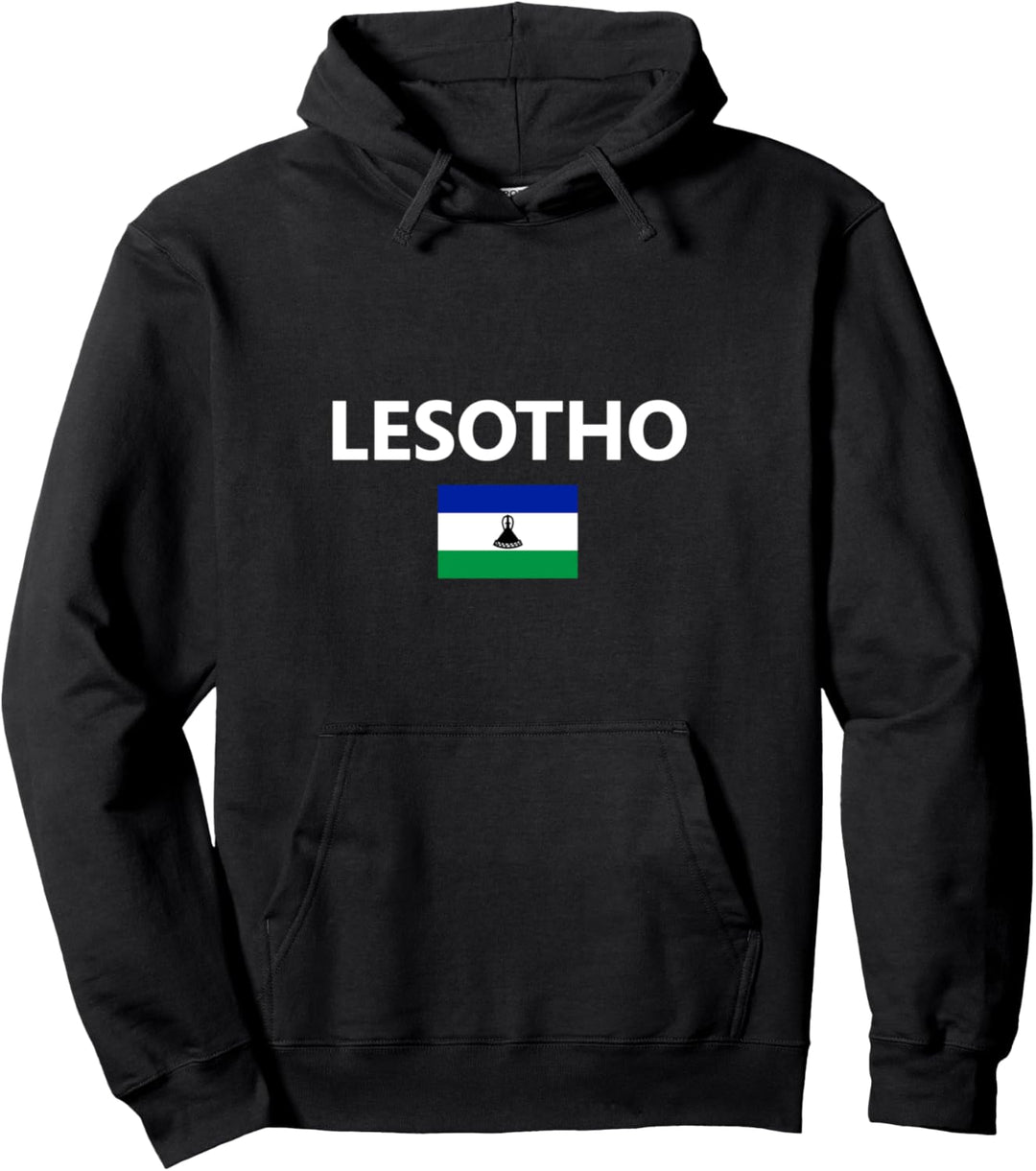 Lesotho Flagge Land Flag Country Pullover Hoodie