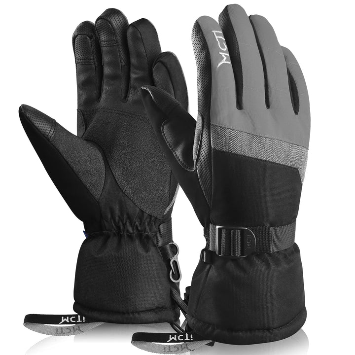 Skihandschuhe Damen Touchscreen Winterhandschuhe Wasserdicht Snowboardhandschuhe Winter Warm Schnee