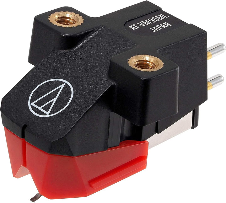 Audio-Technica Tonabnehmer at-VM 95 ML & Pro-Ject Clean it Karbonfaser Nadelbürste Bundle mit Nadelb
