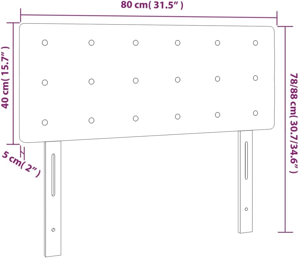 vidaXL Kopfteil, Bettkopfteil mit Holzbeinen, Höhenverstellbar Polsterkopfteil für Bett, Betthaupt B