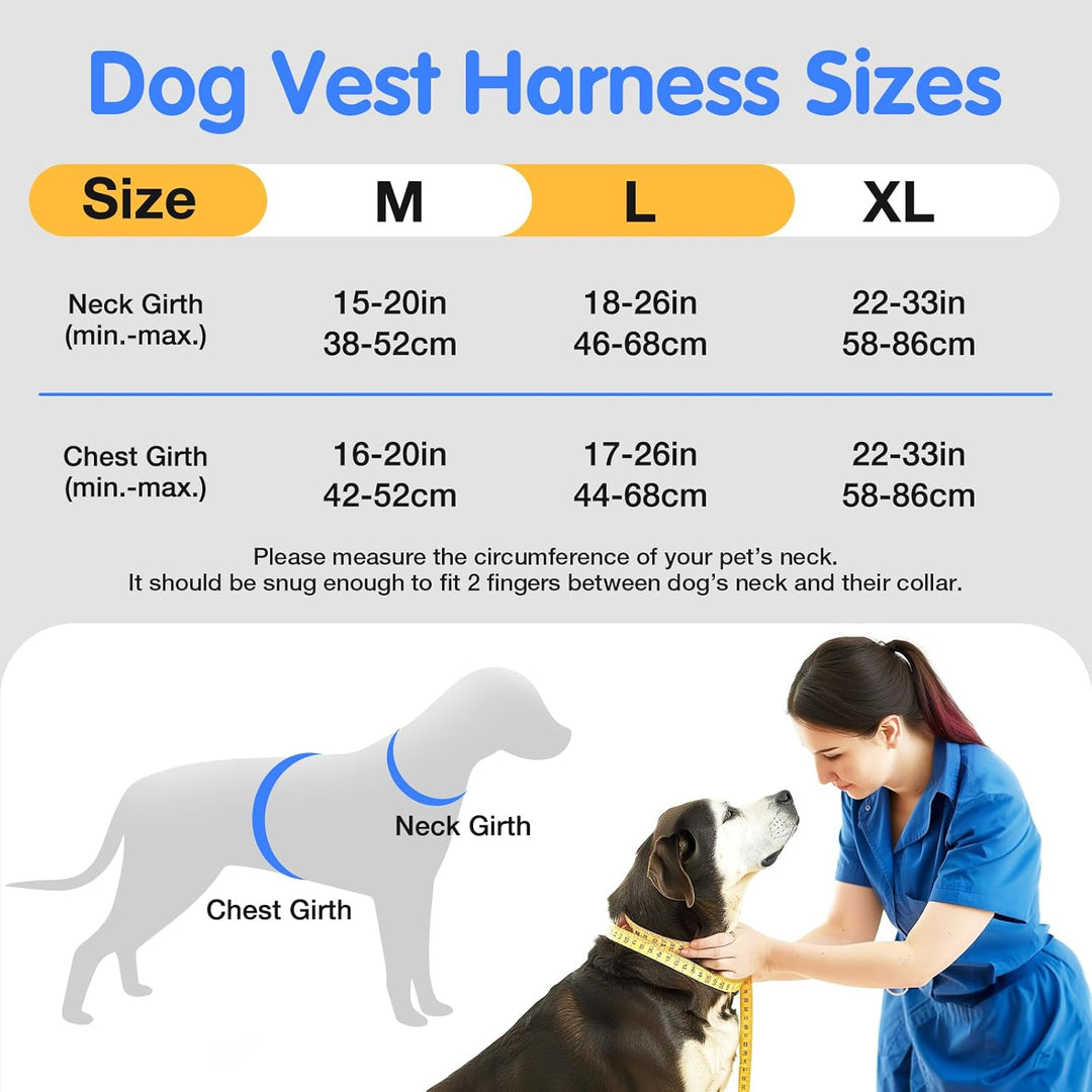 Jewyow Hundegeschirr Leuchtend, Wiederaufladbare LED Hundegeschirr, Led Geschirr für Hunde mit Weich