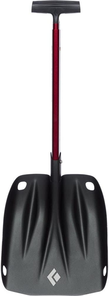 Black Diamond Transfer Shovel Schwarz - Vielseitige Klassische Aluminium Lawinenschaufel, Grösse One