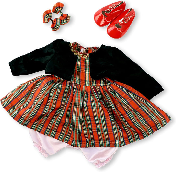 Reborn Baby Kleidung Royal Collection Schwarzes Kleid Reborn Baby MäDchen Kleidung Passend FüR 55cm-