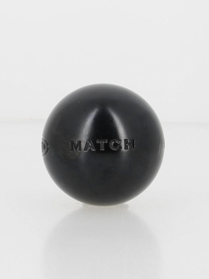 Obut Match Pétanque-Kugeln, 0 Riefelung, Schwarz, 73 mm Schwarz 680g, Schwarz 680g