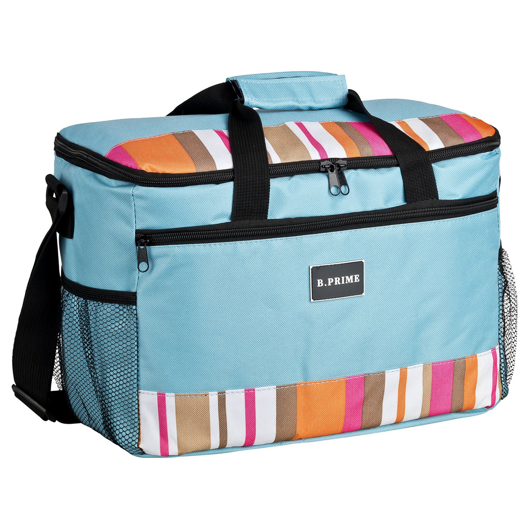 B.PRIME 20L Kühltasche Classic I 36x26x22cm I Isoliertasche I Lunch-Tasche I Kühlbox I Picknick-Tasc