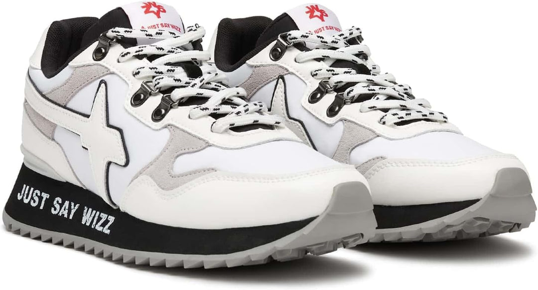 w6yz Yak-M.-Sneakers aus technischem Gewebe und Veloursleder 41 EU Weiss, 41 EU Weiß