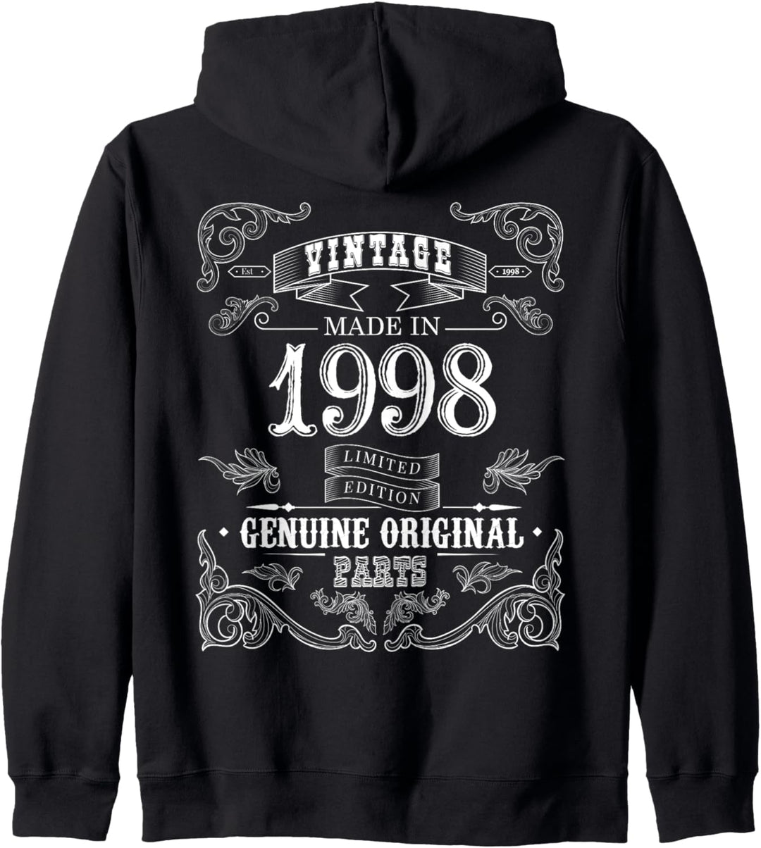 Geburtstagsgeschenk zum 25. Geburtstag 1998 Kapuzenjacke