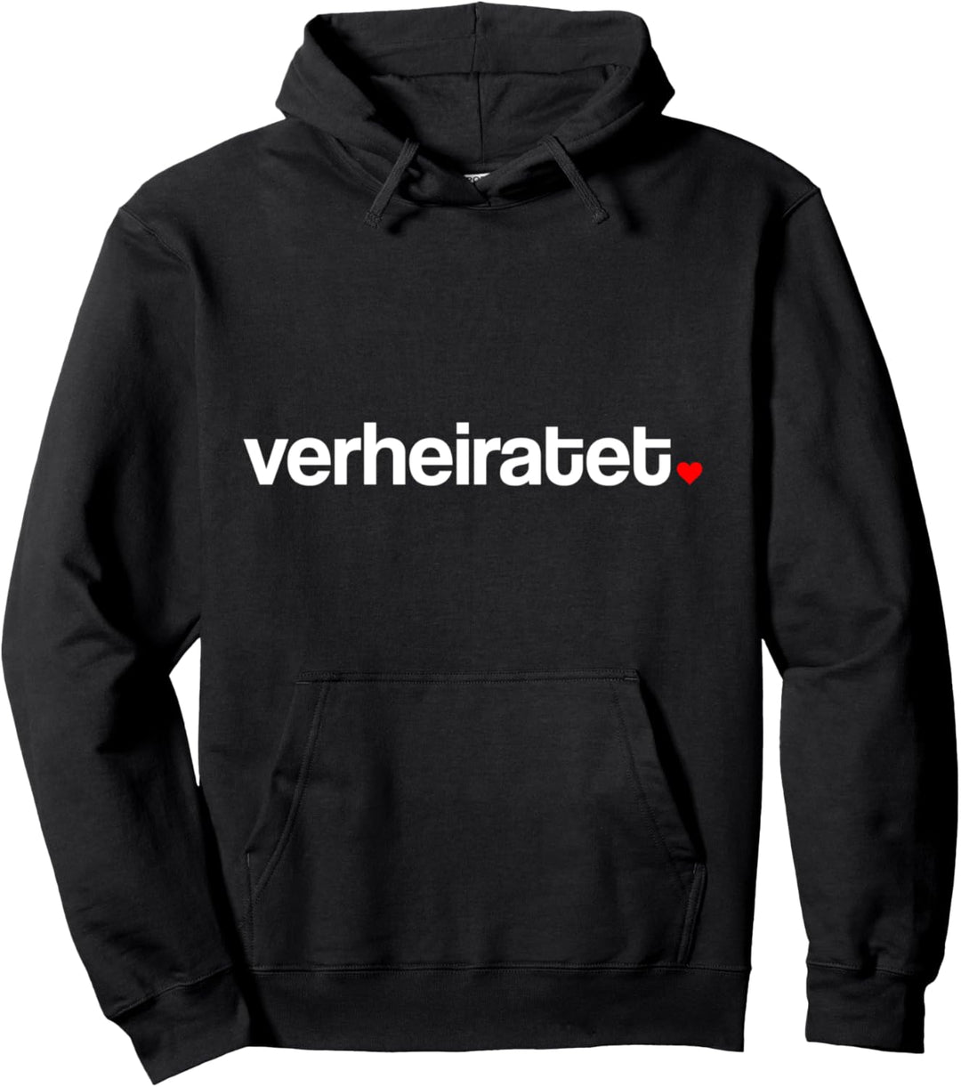 Verheiratet Heirat Heiraten JGA Beziehungsstatus Pullover Hoodie