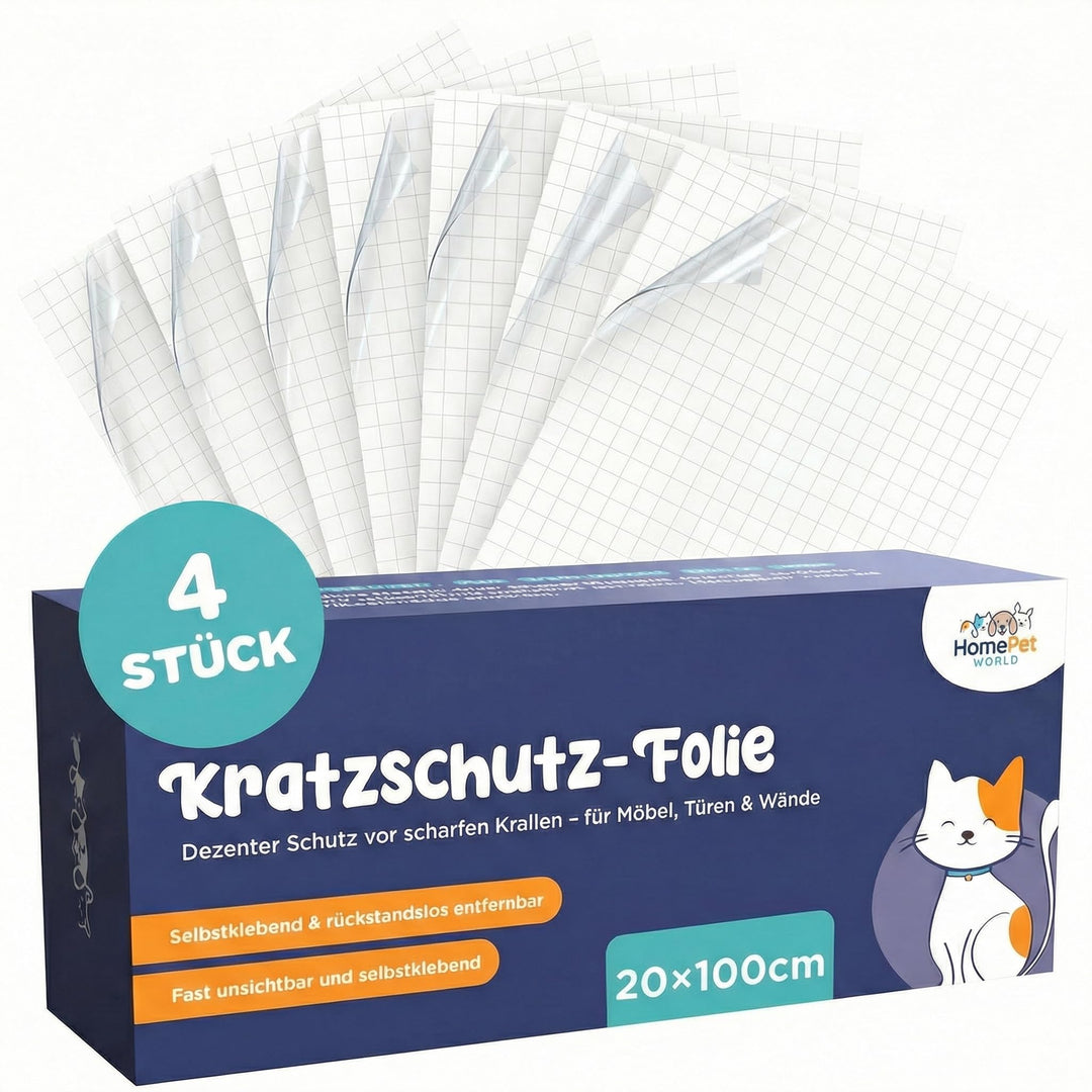 HomePetWorld Kratzschutzfolie Katze, Selbstklebende transparente Anti Kratz Folie als Kratzschutz od