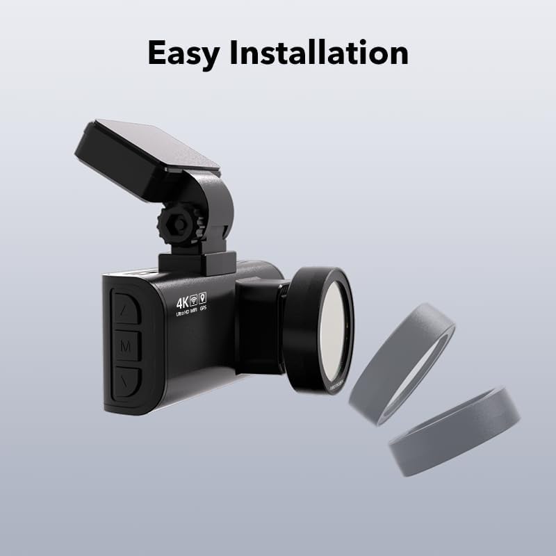 REDTIGER F7N zirkulare Polarisationslinse, CPL für Dashcam, Linsenschutz für F7N, Effektfilter unter