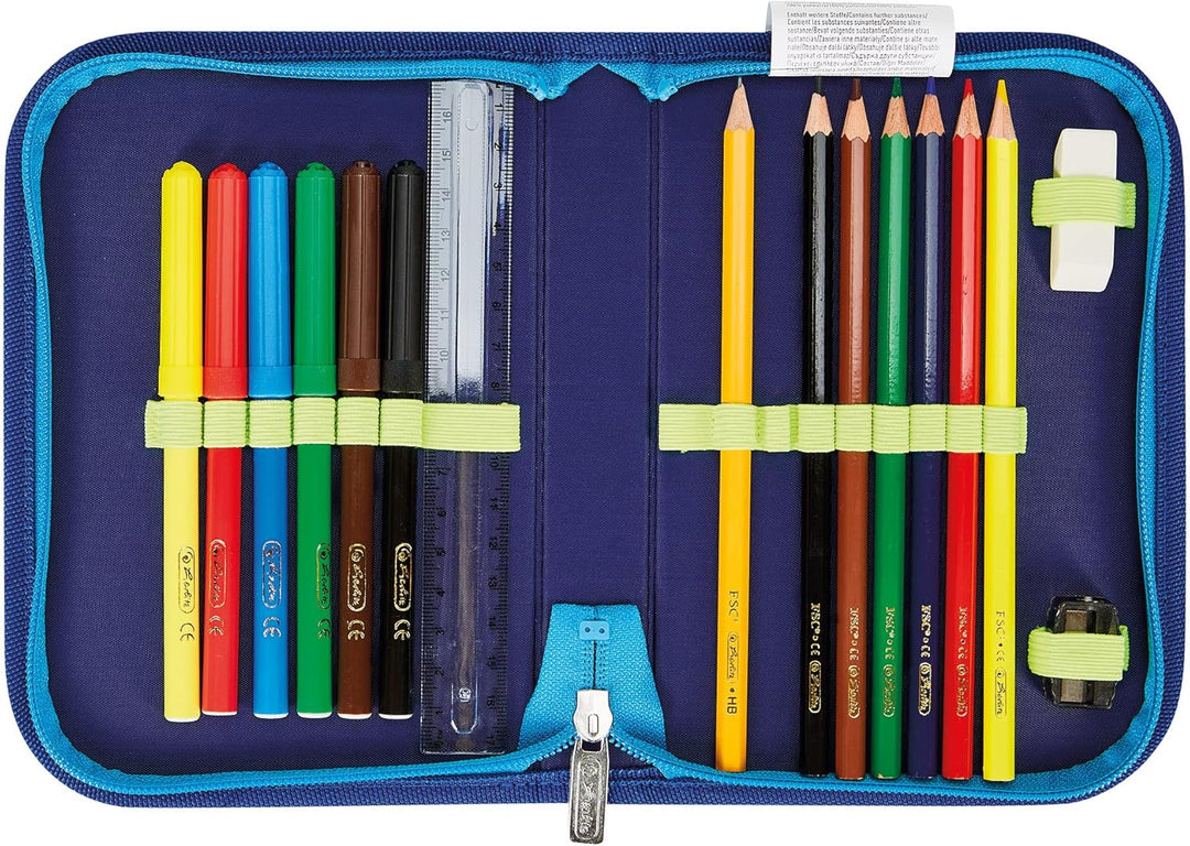 herlitz 50037421 Schulranzen Loop Plus, Soccer, 1 Stück