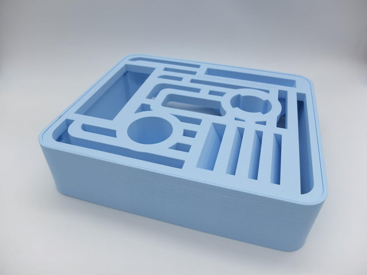 Halter Aufsteller für Kenwood Chef Fleischwolf Metall Aufsätze Art Deco Stil (Pastel Blue), Pastel B