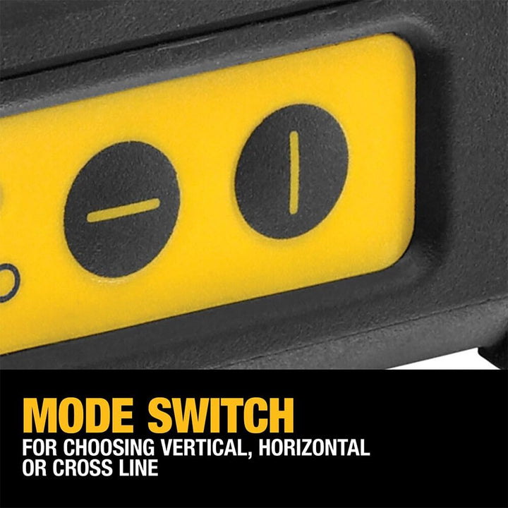 DEWALT Kreuzlinien-Laser (selbstnivellierend, horizontale und vertikale Laserlinien, Laserfarbe Rot,