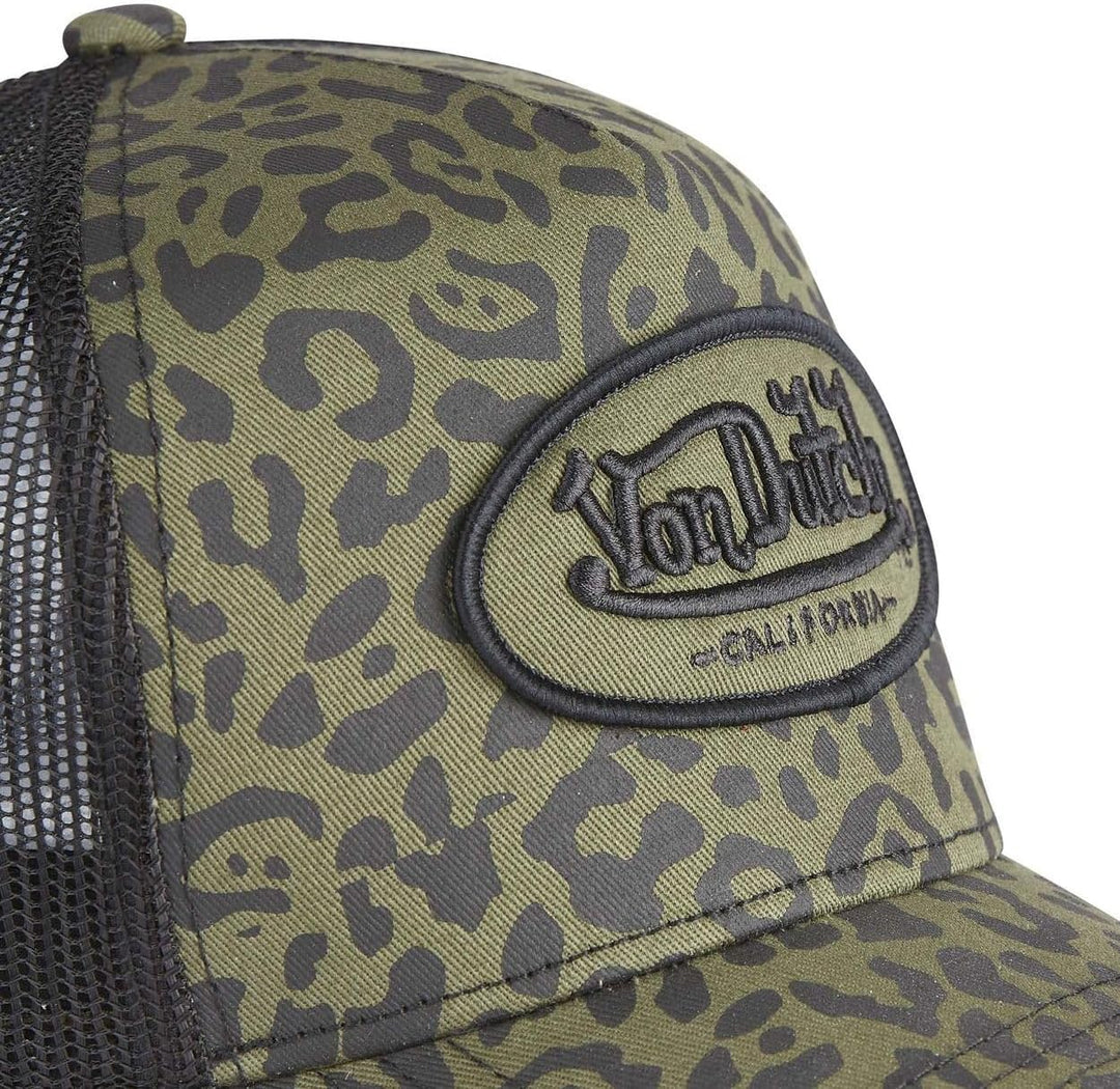 Von Dutch Kappe für Herren &amp; Damen, verstellbar, Truckermütze, originell und bequem, Schwarz, Grün,