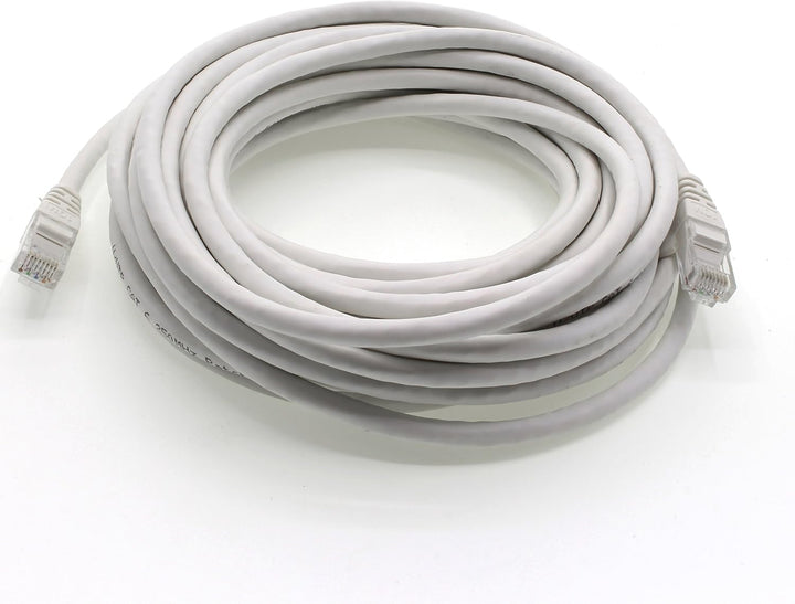 1aTTack.de 10m - weiss - 5 Stück - (PACK) - CAT.6 CAT6 Ethernet-Lan-Netzwerk-Kabel 1000 Mbit/s Patch