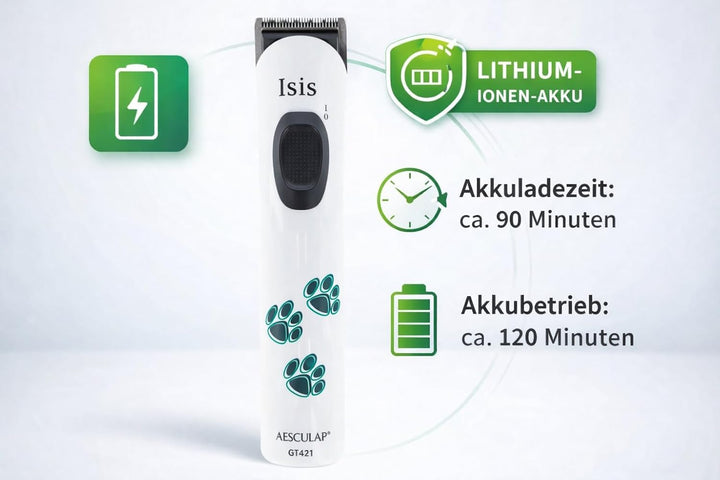 Rotschopf24 Schermaschine Aesculap ISIS GT421, kabellos + Tasche
