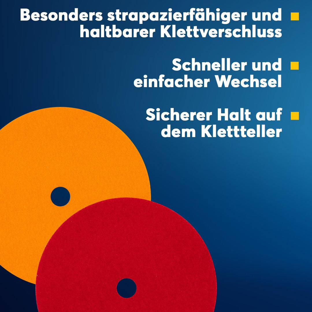 Profi Diamant-Schleifpads Spar-Set für Trockenschliff von EDW I D = 100 mm I Körnung: 200 + 400 I Kl