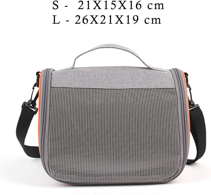 FUNAT Tragbare Reisetasche für Kätzchen, Hamster-Takeaway-Tasche, Atmungsaktive Hochwertige Haustier