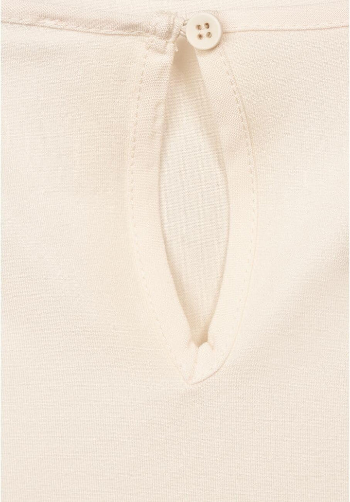 Street One Damen T-Shirt 3/4 Arm 38 Lucid White, 38 Lucid White