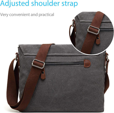 FANDARE Unisex Messenger-Tasche, 35,6 cm, tragbar, Umhängetasche, für Studenten, Reisen, Arbeit, Sch