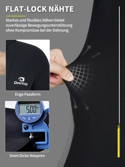 Owntop 5mm Neoprenanzüge für Männer Frauen - Erwachsenen Neopren Taucheranzug, Ganzkörper Wet Suit m