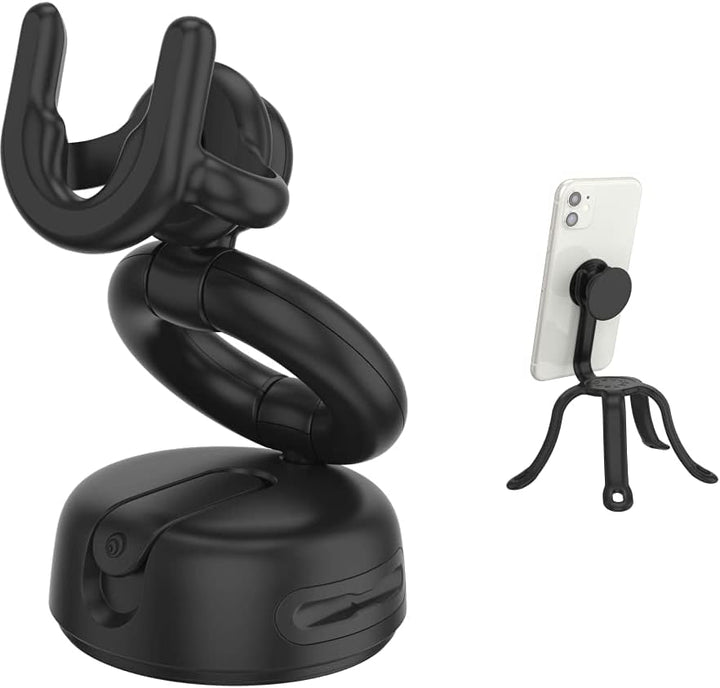 PopSockets PopMount für das Armaturenbrett, Windschutzscheibe und Schreibtische - Black & : PopMount
