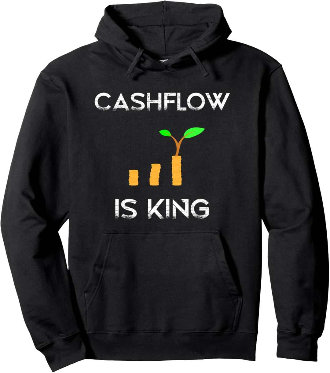 Aktien Cashflow is King Pullover Hoodie