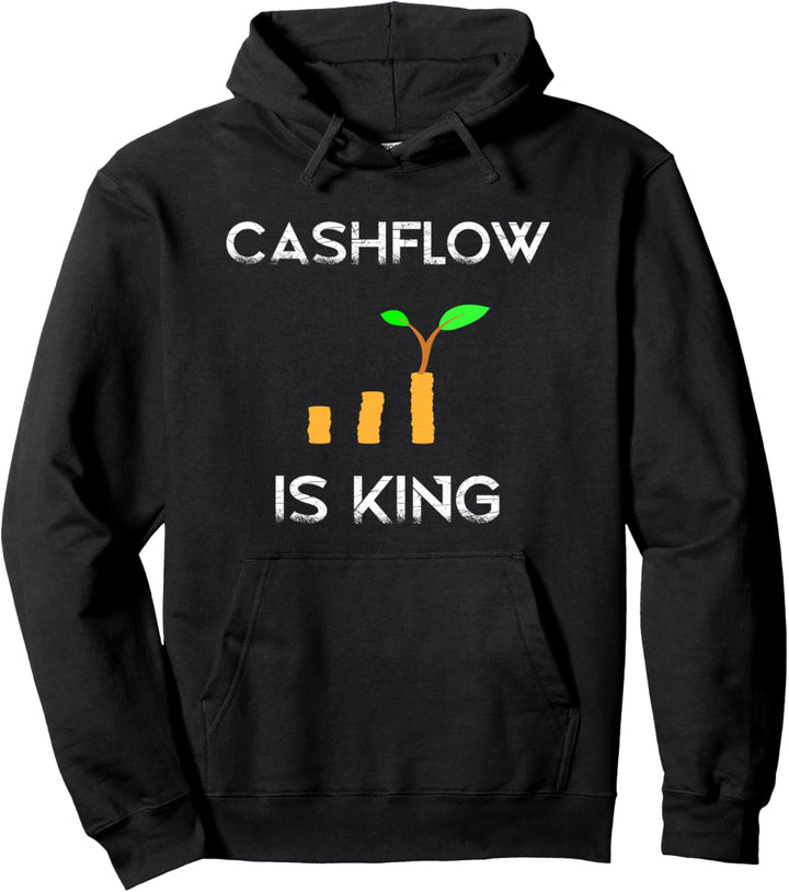 Aktien Cashflow is King Pullover Hoodie