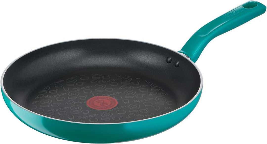 Tefal G80406 Chefclub Bratpfanne 28 cm | Titanium Antihaftversiegelung | Thermo-Signal Temperaturanz