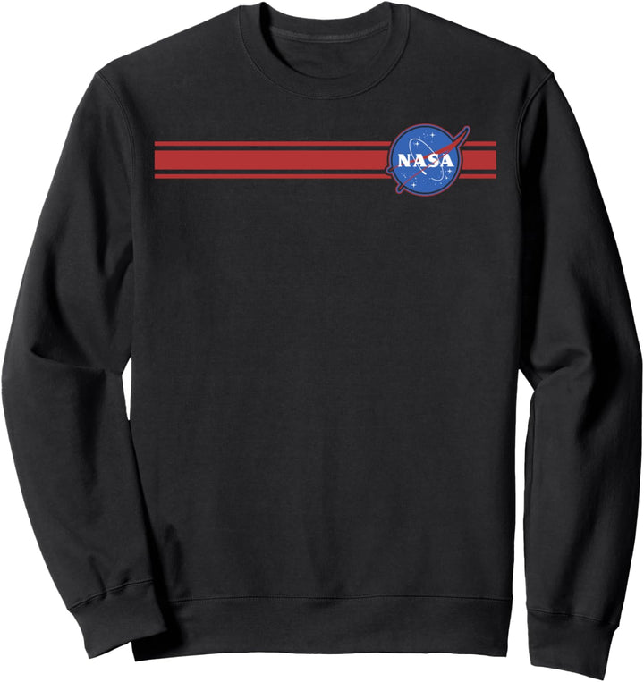 NASA Red Stripe Small Patch Classic Logo Sweatshirt