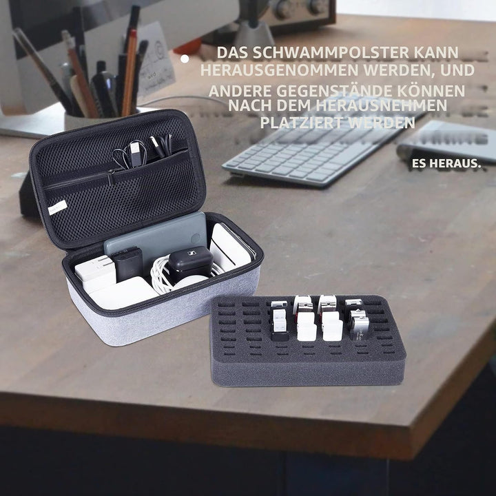 Aenllosi Hülle für USB Flash Drive Speicherkartenhalter Aufbewahrung | Netztasche für Kabel und Zube