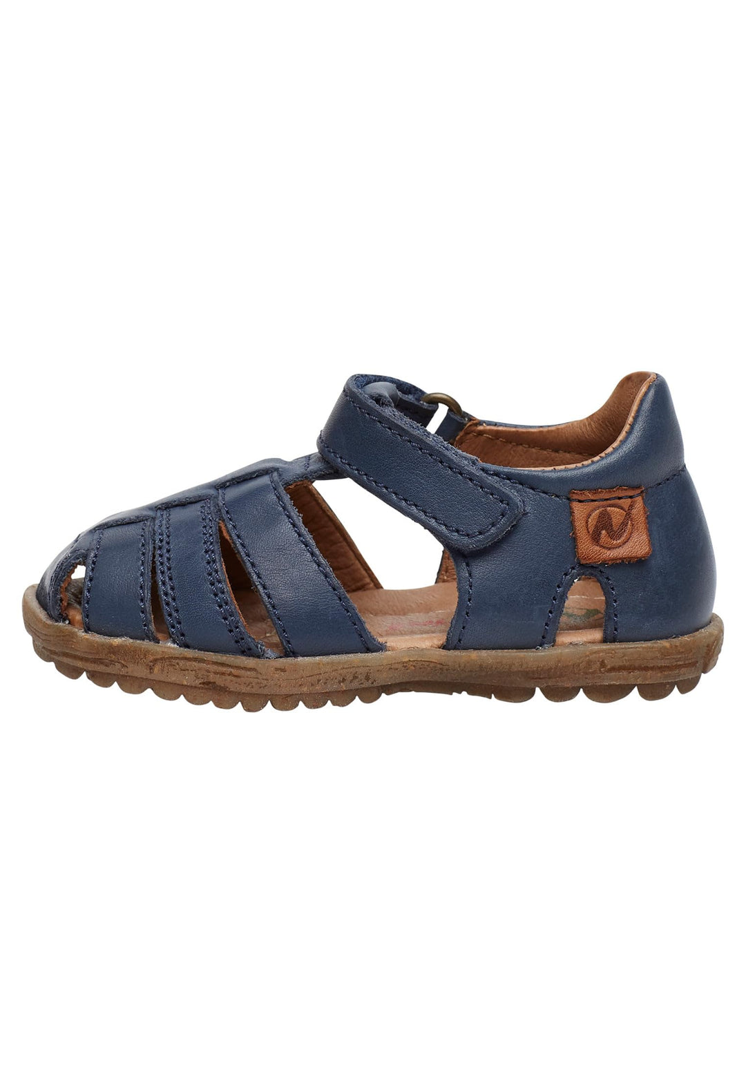 Naturino Halb geschlossene Sandalen aus Leder 26 EU Blau Navy 0c02, 26 EU Blau Navy 0c02
