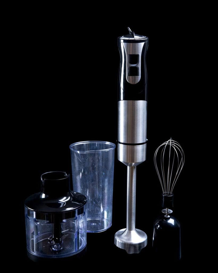 Gastronoma 18210001 – 1000 Watt Power Stabmixer-Set 3 in 1 Perfekt zum Mixen von Saucen und Suppen –