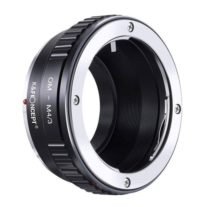 K&F Concept OM-M4/3 Objektiv Adapterring für Olympus OM Objektiv auf Micro 4/3 M4/3 Four Thirds Syst