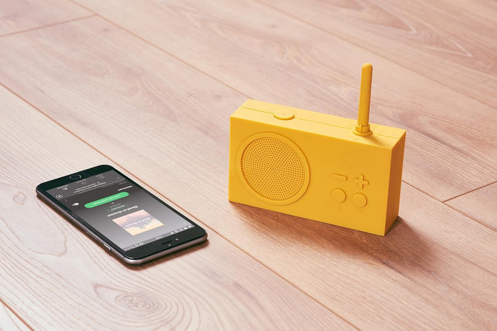 Lexon TYKHO 3 Tragbarer Bluetooth Lautsprecher mit FM Radio, Wasserdicht und Wiederaufladbarer Akku