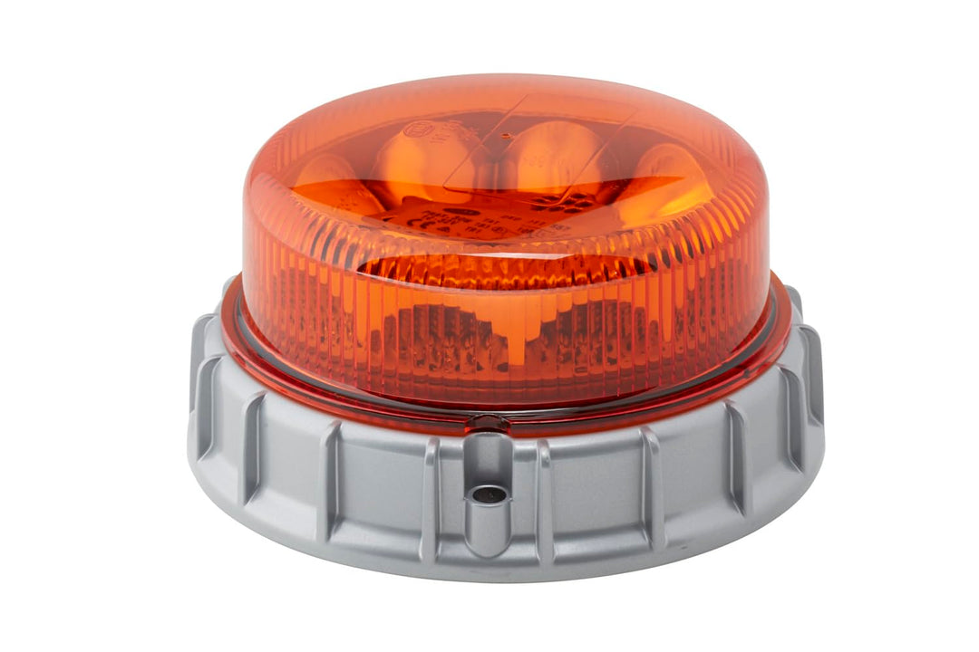 HELLA - LED-Blitz-Kennleuchte - K-LED 2.0 F - 12/24V - Gelb - Schraubanschluss/Anbau - Kabel: 1450mm