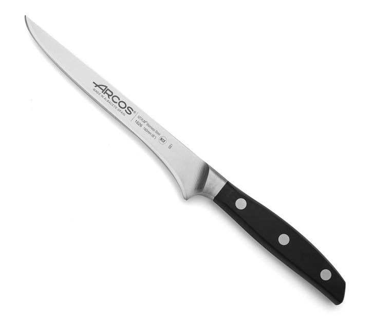 Arcos Ausbeinmesser mit Nitrum Edelstahlklinge 160 mm - Professionelles Messer zum Schneiden von Kno