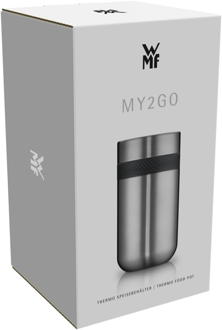 WMF my2Go Thermo Speisebehälter 500ml Isolierbehälter und 200ml Zusatzbehälter, umweltfreundlich, Cr