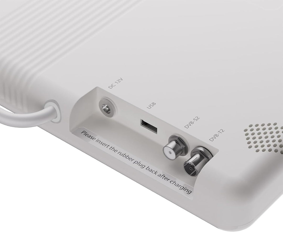 SYLVOX Tragbarer Fernseher 15,6 Zoll | Google TV, 10000 mAh Akku (6h Laufzeit) | IP66 Wasserdicht |