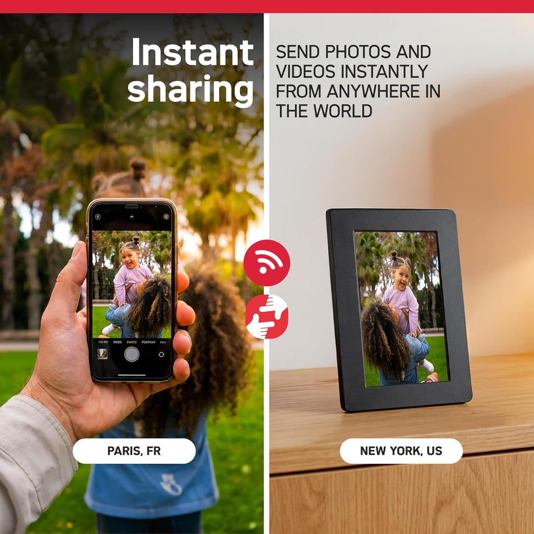 Agfa Photo - Bilderrahmen Realiview 7' 7 Zoll mit WLAN, 7 Zoll mit WLAN