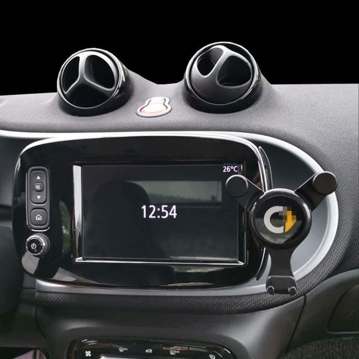 Navigationsstil Autotelefonhalter für Smart 453 Fortwo Forfour 2015-2019 GPS-Halterung Versteckter S