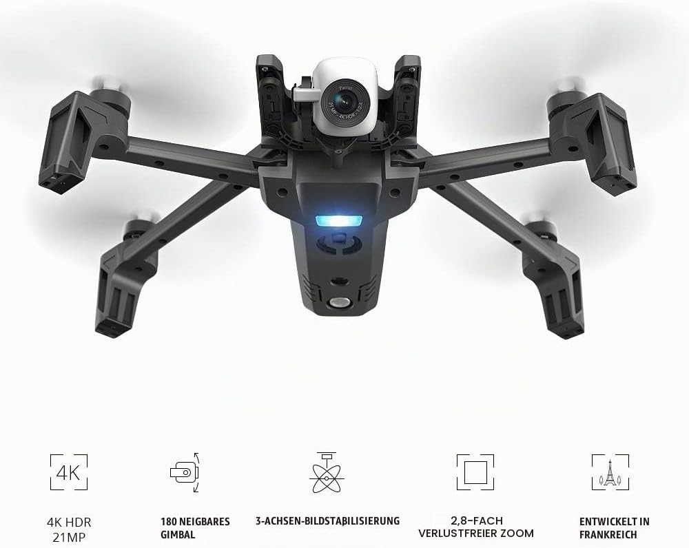 Parrot Anafi Drone, die ultrakompakte, fliegende 4K HDR Kamera Anafi Base, Stil: Anafi Base