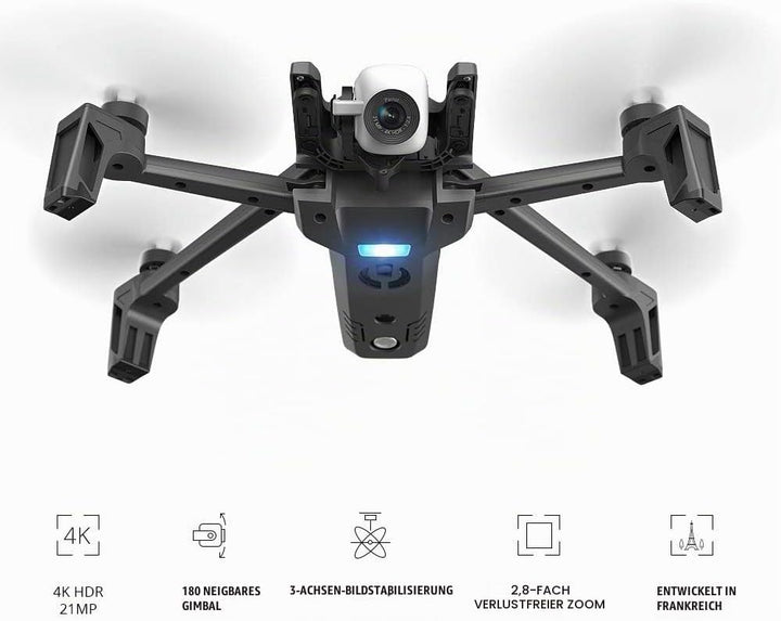 Parrot Anafi Drone, die ultrakompakte, fliegende 4K HDR Kamera Anafi Base, Stil: Anafi Base