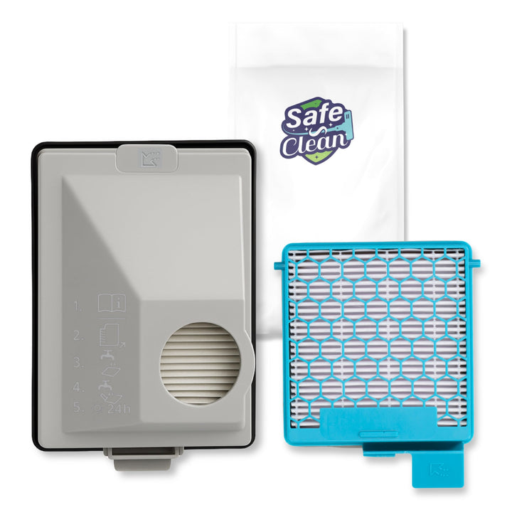SAFE 'N CLEAN Filter Box kompatibel mit Miele Boost CX1 - SF-HY 60, CX-FSF, 11639240 – 1 Feinstaubfi