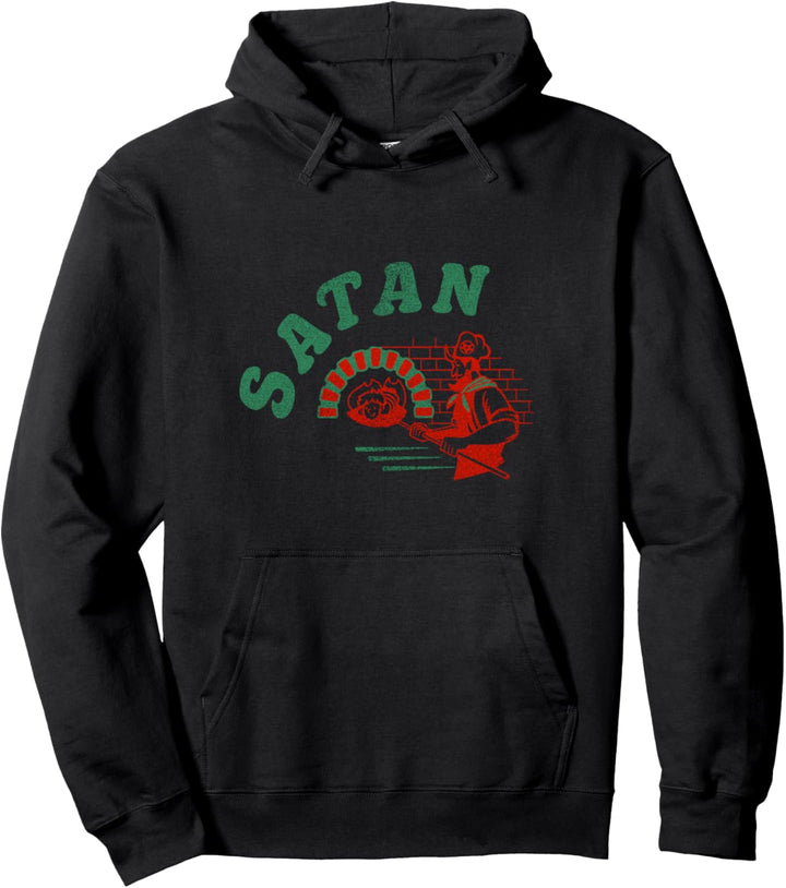 Pizza Verpackung Satan Baphomet Occult Gothic Punk Pullover Hoodie