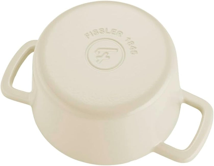 Fissler Moments Collection / Emaillierter Gusseisen-Bräter, rund (Ø 20 cm) Cast-Iron Topf, Cocotte A