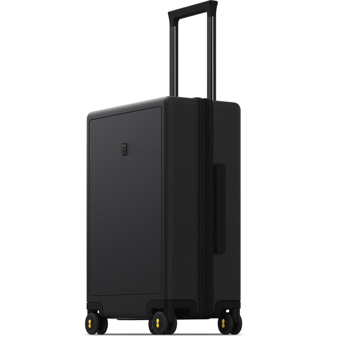LEVEL8 Koffer Trolley, Rollkoffer Reisekoffer Hartschalen 4 Rollen, Spinner Handgepäck,TSA, 100% PC,
