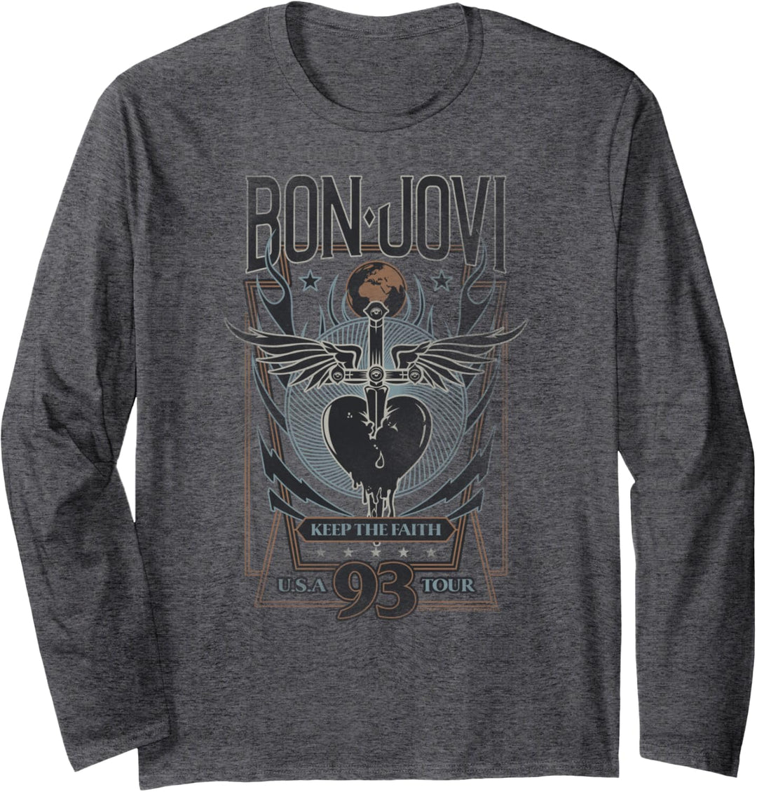 Bon Jovi Keep the Faith Langarmshirt